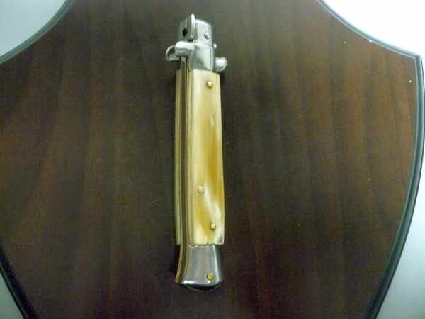 Italian stiletto - pugnale Frank Beltrame - 23 cm -corno di bufalo chiaro- lama dagger FB 23/48D - 17