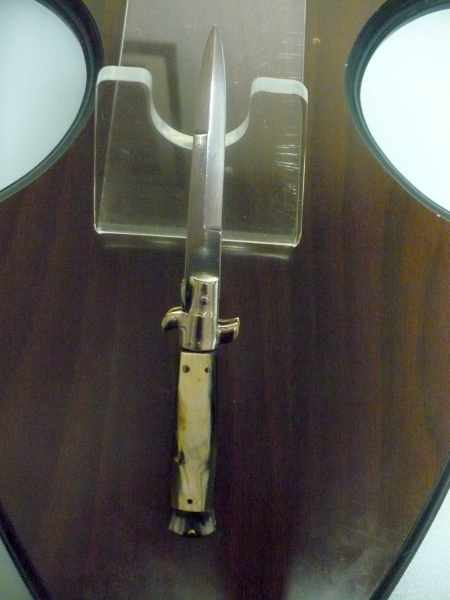 Picklock -Italian stiletto -pugnale 18cm- corno di bufalo - 2