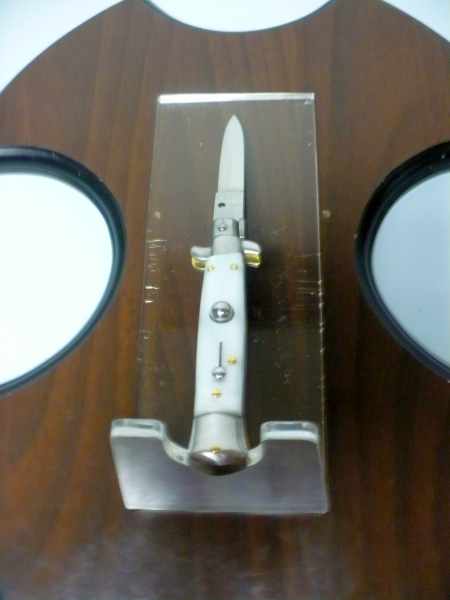 Frank Beltrame - italian stiletto 20 cm imitazione di madreperla -lama classica - 20FB/36C