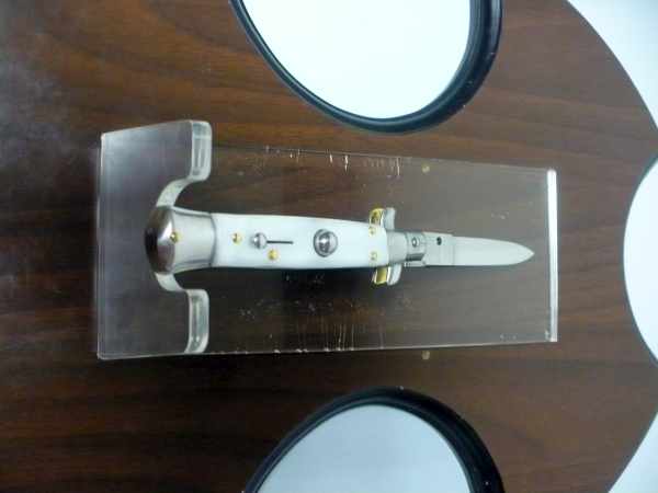 Frank Beltrame - italian stiletto 20 cm imitazione di madreperla -lama classica - 20FB/36C