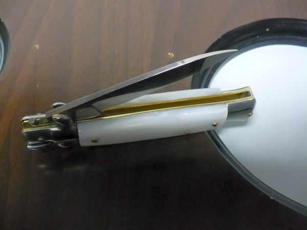 Frank Beltrame - italian stiletto 20 cm imitazione di madreperla -lama classica - 20FB/36C