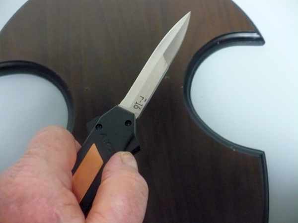 Coltello frontale - F16 OTF - 20,50 cm - lama baionetta - AKC World knife - 3