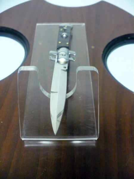 Frank Beltrame , italian stiletto - 23 cm , corno di ariete - lama baionetta , modello FB 23/63B - 4 HD