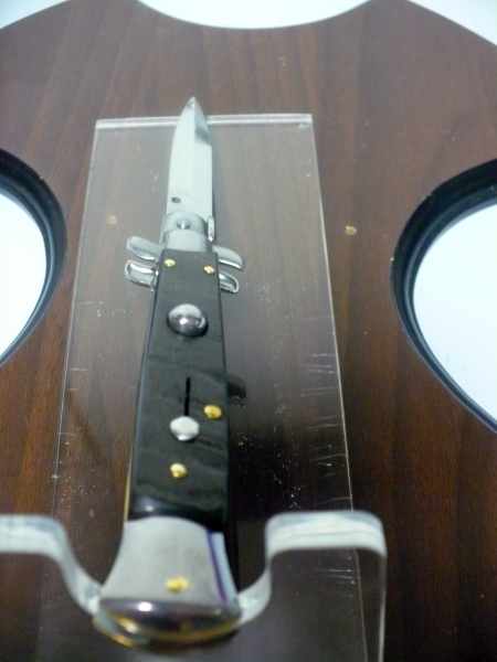 Frank Beltrame , italian stiletto - 23 cm , corno di ariete - lama baionetta , modello FB 23/63B - 4 HD