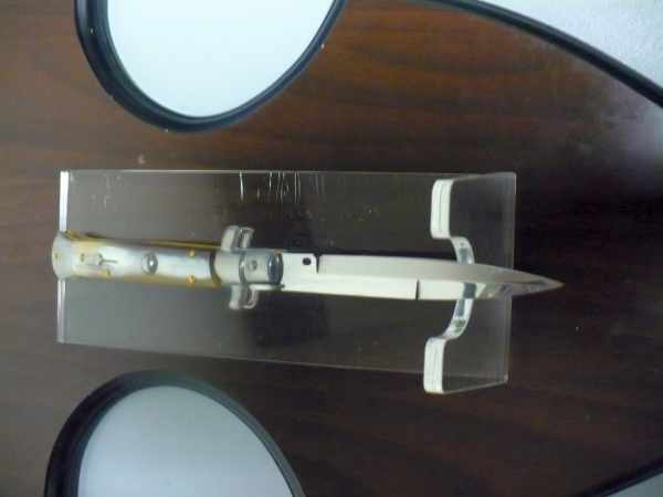 Italian stiletto - pugnale Frank Beltrame - 23 cm -corno di bufalo chiaro- FB 23/48B - 4