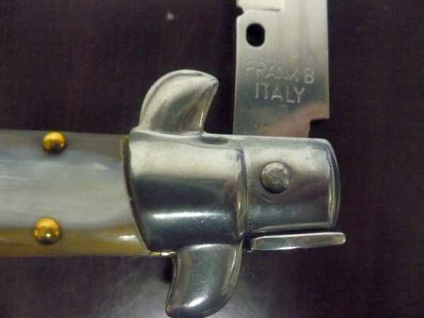 Italian stiletto - pugnale Frank Beltrame - 23 cm -corno di bufalo chiaro- FB 23/48B - 4