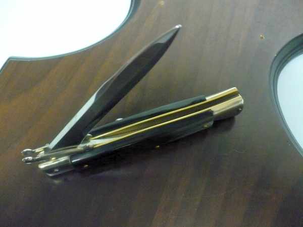 Seinguard A.G.A. Campolin - italian stiletto 23 cm - corno di bufalo brasiliano - lama baionetta - 11