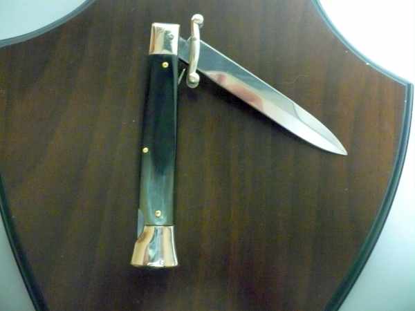 Seinguard A.G.A. Campolin - italian stiletto 23 cm - corno di bufalo brasiliano - lama baionetta - 11