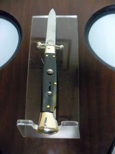 Seinguard A.G.A. Campolin - italian stiletto 23 cm - corno di bufalo brasiliano - lama baionetta - 11