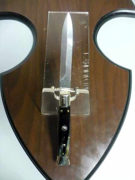 Seinguard A.G.A. Campolin - italian stiletto 23 cm - corno di bufalo brasiliano - lama baionetta - 11