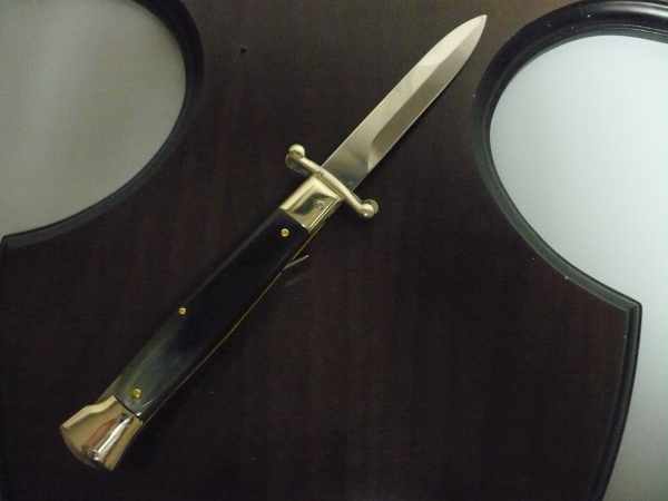 Seinguard A.G.A. Campolin - italian stiletto 23 cm - corno di bufalo brasiliano - lama baionetta - 11
