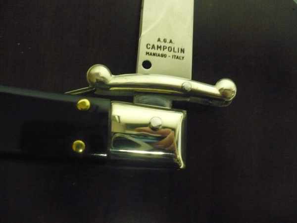 Seinguard A.G.A. Campolin - italian stiletto 23 cm - corno di bufalo brasiliano - lama baionetta - 11