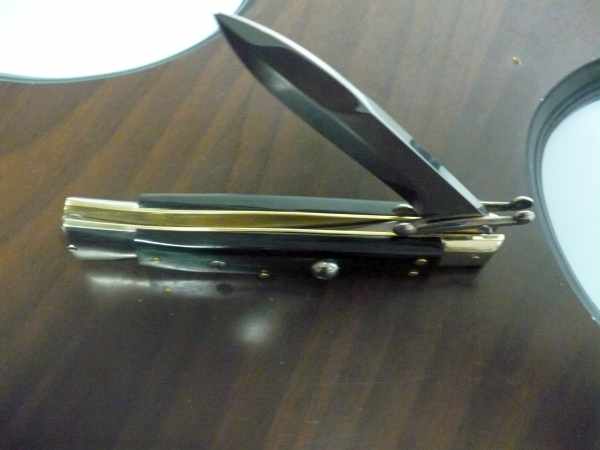 Seinguard A.G.A. Campolin - italian stiletto 23 cm - corno di bufalo brasiliano - lama baionetta - 11