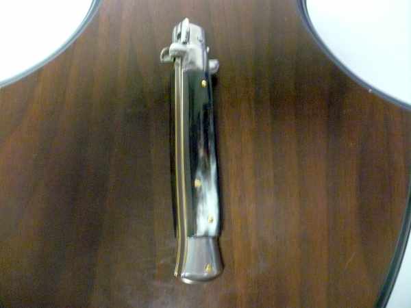 Italian stiletto - pugnale Frank Beltrame - 23 cm - corno di bufalo brasiliano , lama baionetta- FB 23/09B - 1