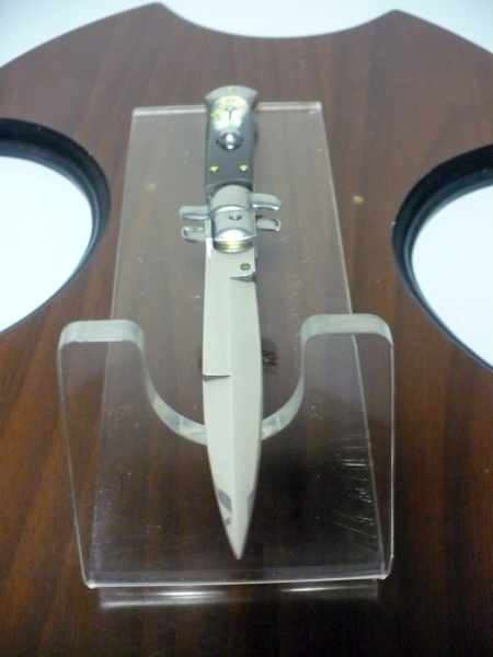 Italian stiletto - pugnale Frank Beltrame - 23 cm - corno di bufalo brasiliano , lama baionetta- FB 23/09B - 1