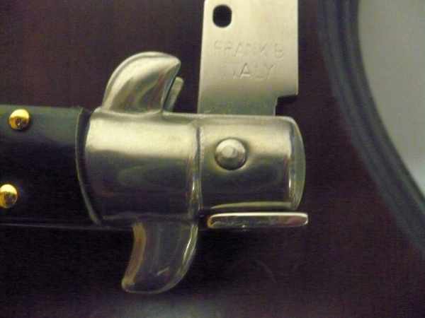 Italian stiletto - pugnale Frank Beltrame - 23 cm - corno di bufalo brasiliano , lama baionetta- FB 23/09B - 1
