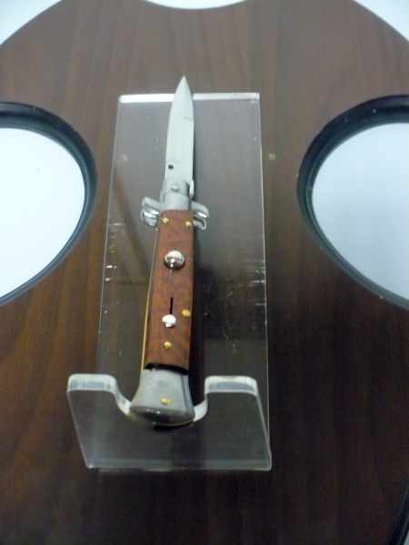 Frank Beltrame ,italian stiletto - 23 cm ,legno di serpente ,baionetta -modello FB 23/89 B - 3