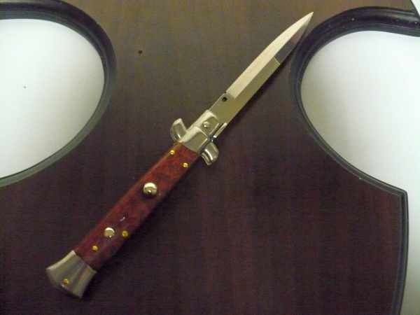 Frank Beltrame ,italian stiletto - 23 cm ,legno di serpente ,baionetta -modello FB 23/89 B - 3