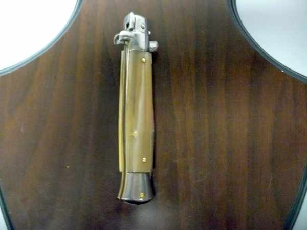 Italian stiletto - pugnale Frank Beltrame - 23 cm - corno di bufalo chiaro, lama dagger - FB 23/48D - 4