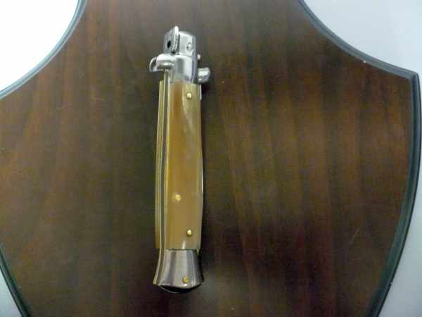 Italian stiletto - pugnale Frank Beltrame - 23 cm -corno di bufalo chiaro- lama dagger FB 23/48D - 20