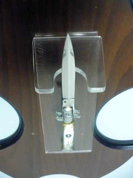 Italian stiletto - pugnale Frank Beltrame - 23 cm -corno di bufalo chiaro- lama dagger FB 23/48D - 17