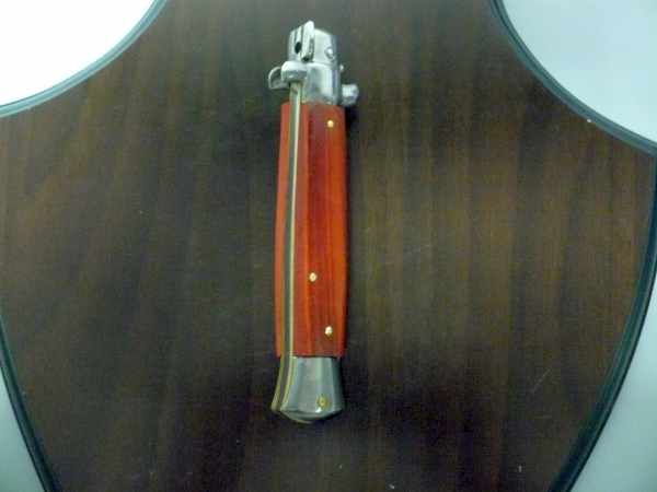 Frank Beltrame italian stiletto - 23 cm legno pregiato, cuore di legno rosso - lama dagger ,modello FB 23/83D- 5