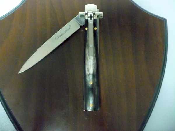 Dominus A.G.A. Campolin "The Lord"- italian stiletto 23 cm - brazilian buffalo horn - 3