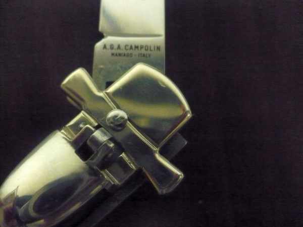 Dominus A.G.A. Campolin "The Lord"- italian stiletto 23 cm - brazilian buffalo horn - 3