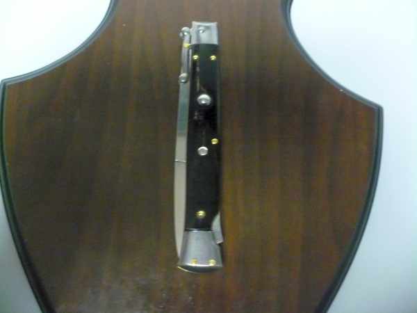 Swinguard Frank Beltrame - italian stiletto 28 cm -corno di bufalo / buffalo horn - baionetta FB 550/58B - 19