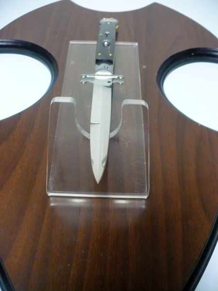 Swinguard Frank Beltrame - italian stiletto 28 cm -corno di bufalo / buffalo horn - baionetta FB 550/58B - 19