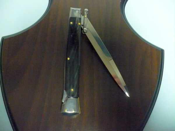 Swinguard Frank Beltrame - italian stiletto 28 cm -bufalo scuro , baionetta - FB 550/58B - 9