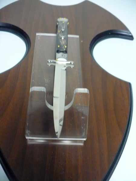 Swinguard Frank Beltrame - italian stiletto 28 cm -bufalo scuro , baionetta - FB 550/58B - 9