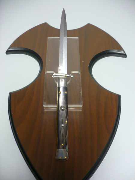 Swinguard Frank Beltrame - italian stiletto 28 cm -bufalo scuro , baionetta - FB 550/58B - 9