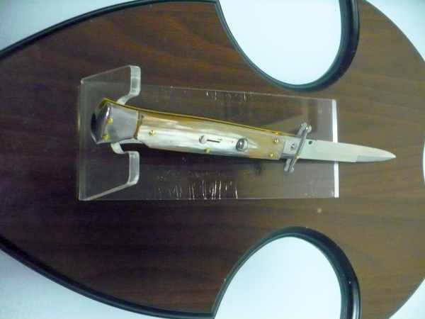 Swinguard Frank Beltrame - italian stiletto 28 cm -bufalo chiaro , baionetta -FB 550/48B - 21