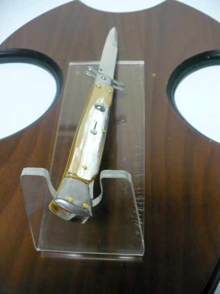Swinguard Frank Beltrame - italian stiletto 28 cm -bufalo chiaro , baionetta -FB 550/48B - 21