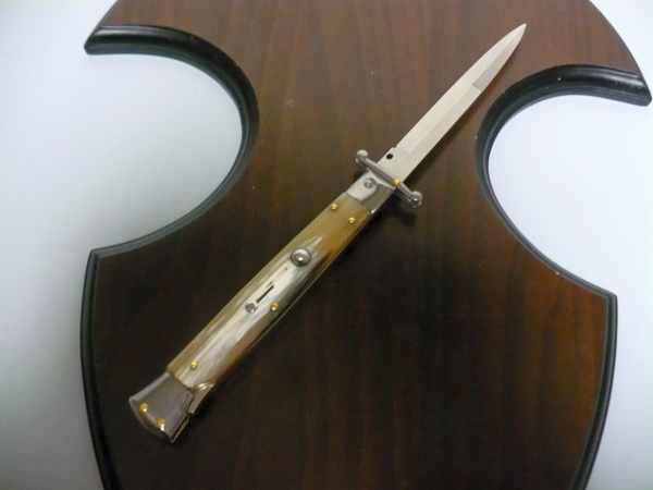 Swinguard Frank Beltrame - italian stiletto 28 cm -bufalo chiaro , baionetta -FB 550/48B - 21