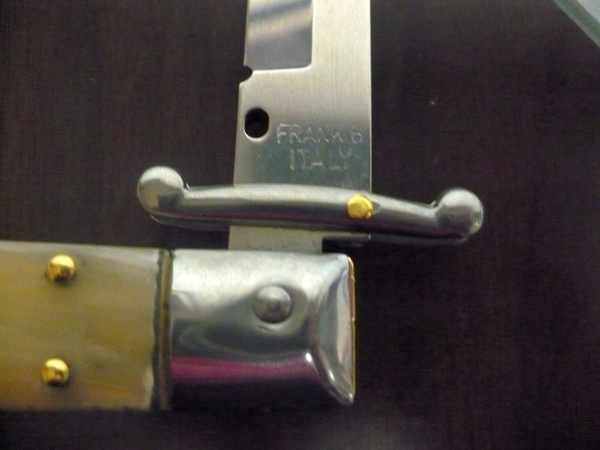 Swinguard Frank Beltrame - italian stiletto 28 cm -bufalo chiaro , baionetta -FB 550/48B - 21