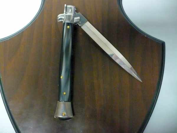 Frank Beltrame italian stiletto -28 cm imitazione di corno di bufalo -dagger -modello FB 28/81D - 5