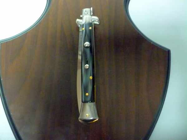 Frank Beltrame italian stiletto -28 cm imitazione di corno di bufalo -dagger -modello FB 28/81D - 5