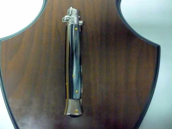 Frank Beltrame italian stiletto -28 cm imitazione di corno di bufalo -dagger -modello FB 28/81D - 5