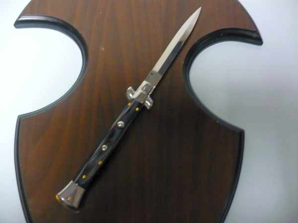 Frank Beltrame italian stiletto -28 cm imitazione di corno di bufalo -dagger -modello FB 28/81D - 5