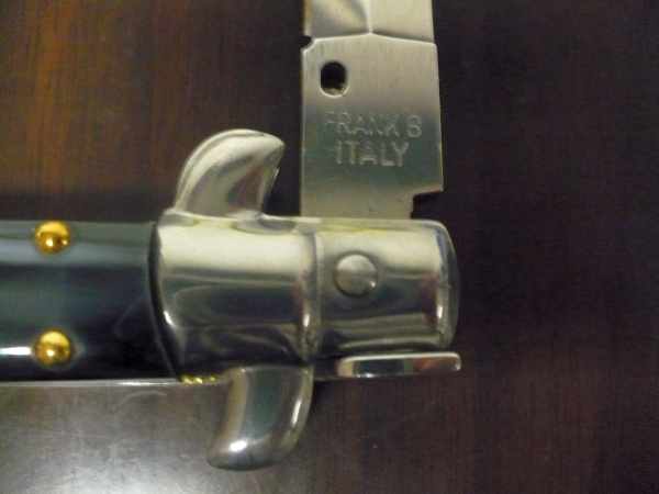 Frank Beltrame italian stiletto -28 cm imitazione di corno di bufalo -dagger -modello FB 28/81D - 5