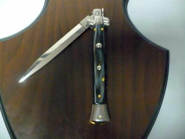 Frank Beltrame italian stiletto -28 cm imitazione di corno di bufalo -dagger -modello FB 28/81D - 5