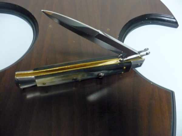 Swinguard Frank Beltrame - italian stiletto 28 cm - corno di bufalo brasiliano-FB 550/09 B-3
