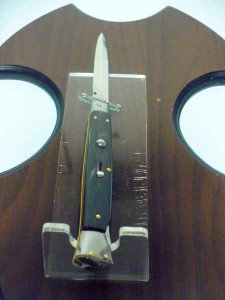 Swinguard Frank Beltrame - italian stiletto 28 cm -bufalo scuro , baionetta - FB 550/58B - 18