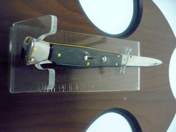 Swinguard Frank Beltrame - italian stiletto 28 cm -bufalo scuro , baionetta - FB 550/58B - 18