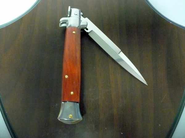 Frank Beltrame italian stiletto - 23 cm legno pregiato, cuore di legno rosso. ,modello FB 23/83B - 3