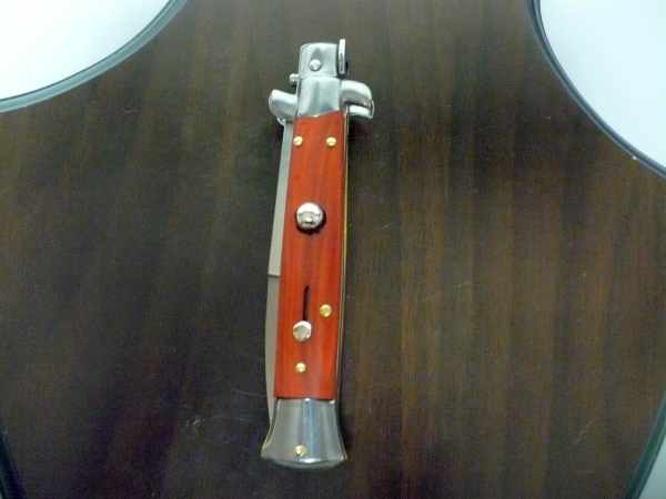 Frank Beltrame italian stiletto - 23 cm legno pregiato, cuore di legno rosso. ,modello FB 23/83B - 3