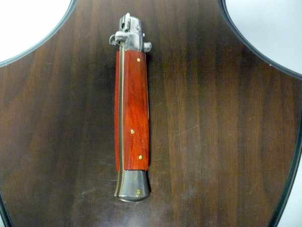 Frank Beltrame italian stiletto - 23 cm legno pregiato, cuore di legno rosso. ,modello FB 23/83B - 3