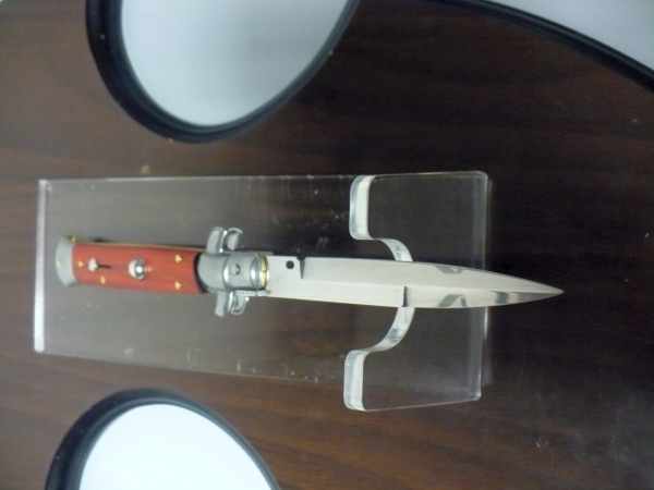 Frank Beltrame italian stiletto - 23 cm legno pregiato, cuore di legno rosso. ,modello FB 23/83B - 3